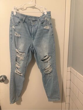 American Rag Light Blue Distressed Boyfriend Jeans